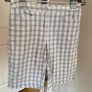 Women's Liz Golf Plaid Shorts Size 6